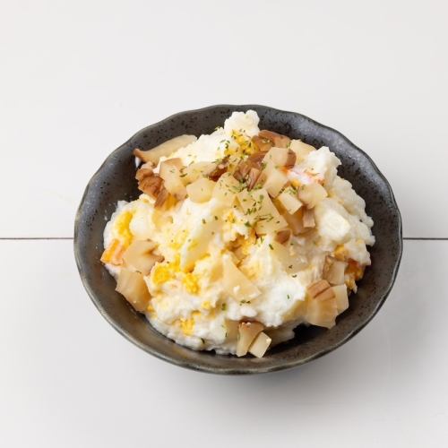 Smoked daikon radish potato salad