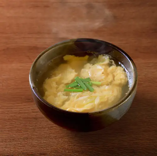 토종닭 계란 수프