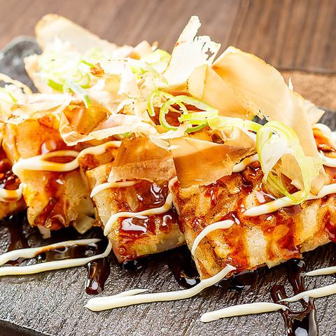 Bamboo shoot and cabbage pancake