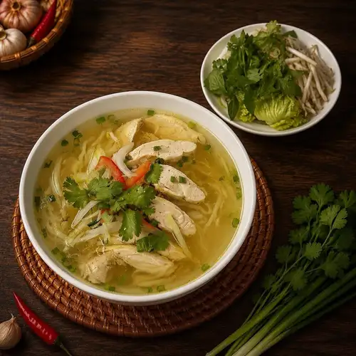 鸡肉河粉