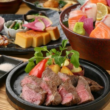 Weekdays [For luncheon] Stone-grilled beef brisket, etc. ``Gojo Zen'' One drink + soft drink 1 hour all-you-can-drink included