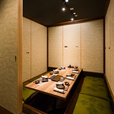 [Hori Kotatsu Private Room: Up to 4 to 6 people] It can be used for various occasions such as entertainment and company banquets.