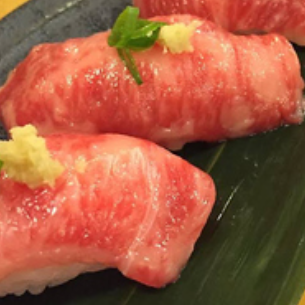 【リッチ肉宴会コース】平日3H週末2H飲み放題付 牛の肉寿司~豚,牛しゃぶしゃぶ等!全7品(税込)