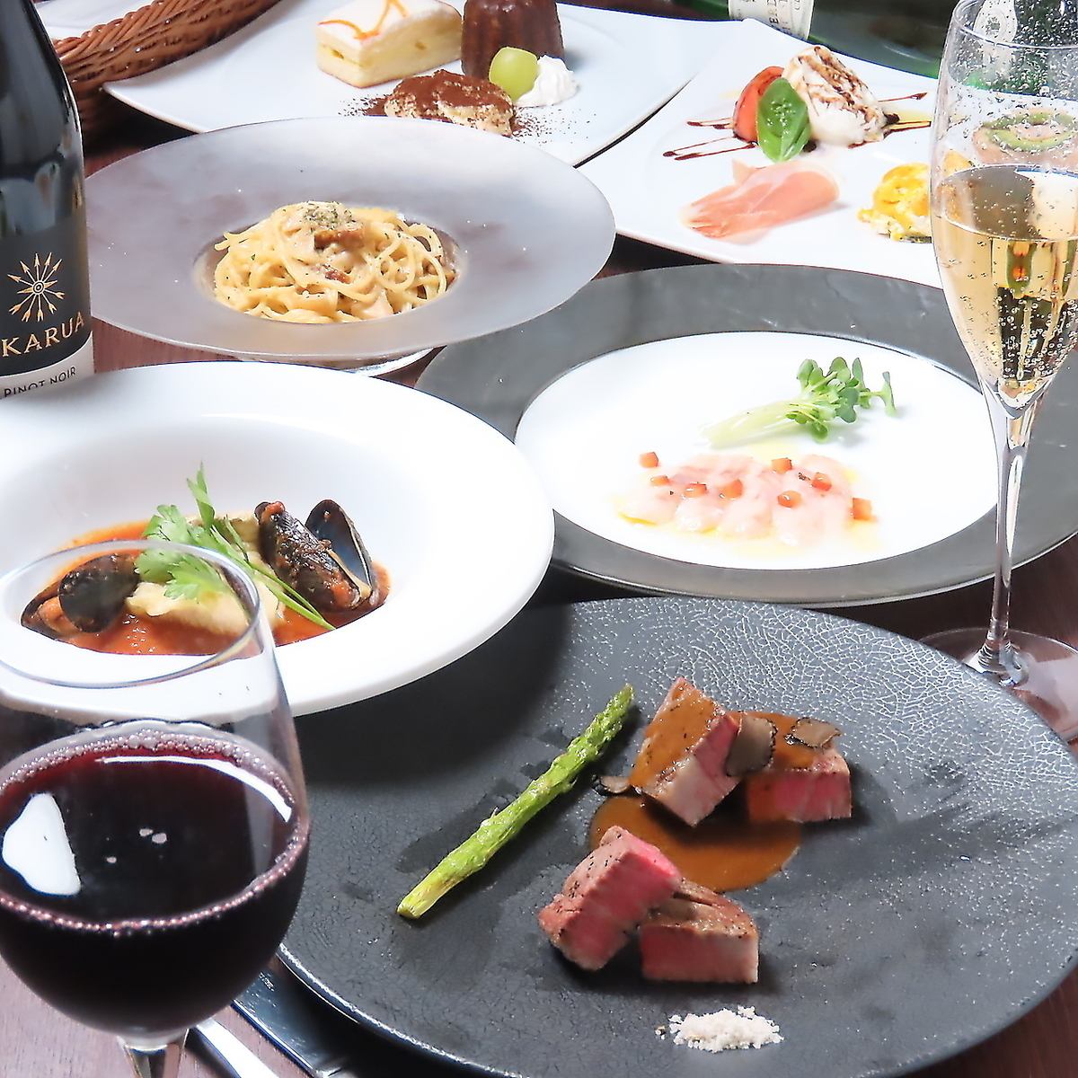 [お肉×ワイン]ランチはお得なセットメニュー☆ディナーはカウンターでサク飲みも！