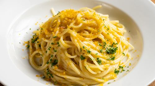 Spaghetti with the finest Sardinian mullet roe