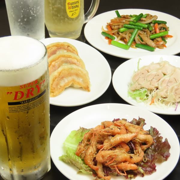 破格！【選べる絶品中華全4品】よだれ鶏や焼き立ての餃子、痺辛旨の麻婆豆腐など！晩酌セット1680円(税込)