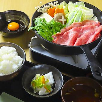 【高級和牛すき焼きコース（税込6,800円）】＜全6品＞