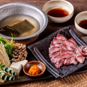 【2.5h飲放題付】桜ブリしゃぶor牛もつ鍋が選べる「灯り家鍋コース」
