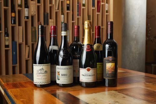 各種ワインの取り揃え！