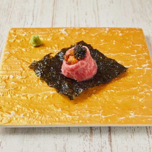 大人気！２種類の手巻きキンパ～肉寿司風～