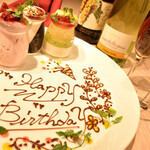 誕生日・記念日サービス！