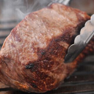 【AgingBeefコース】塊肉も入ったお肉ガッツリ！ 熟成肉を堪能コース！！7,000円