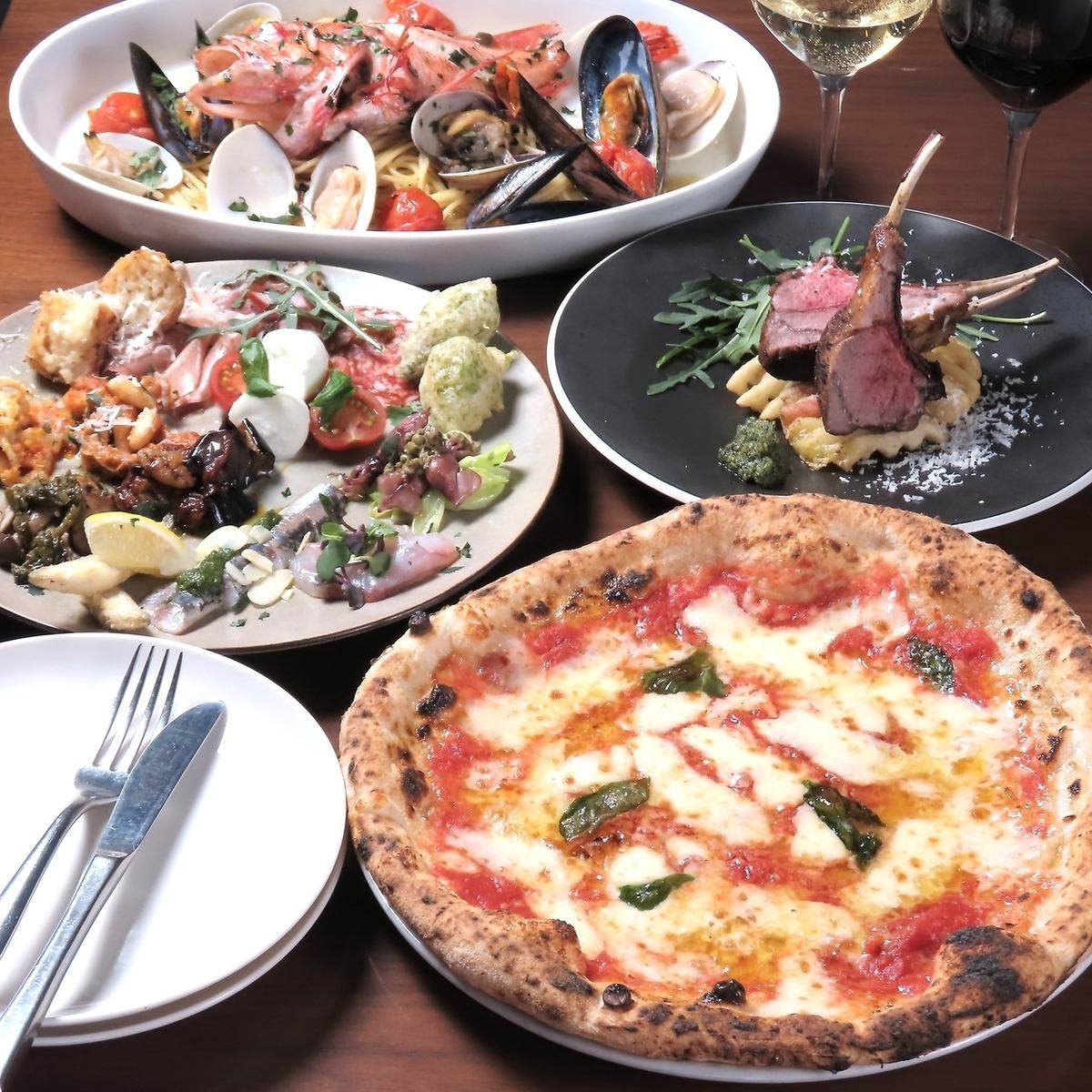 [4 minutes walk from Kamata Station] A restaurant where you can enjoy authentic Neapolitan pizza made in a wood-fired oven♪