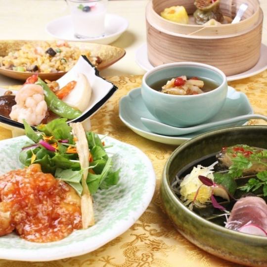 ◆周◆個室も選べる｜安心の王道会食プラン　全7品　個別提供　8,000円