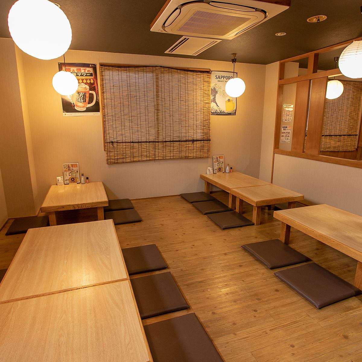 Reservations for 20 or more people are also welcome! We have tatami and table seats available!