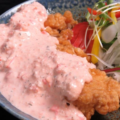 The special chicken nanban is also delicious.