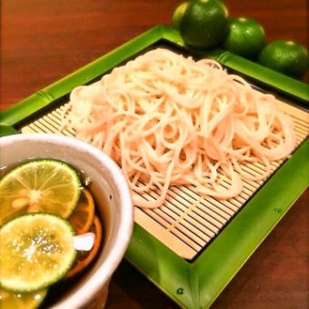 Somen noodles with sudachi flavor
