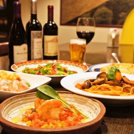 [Party course to enjoy seasonal ingredients] 120 minutes with all-you-can-drink including draft beer (approximately 5 dishes) 3,800 yen → 3,500 yen