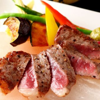 ★忘新年会和牛ステーキ温野菜添えや鮮魚刺盛りなど【和牛ステーキコース】8品6,000円円FD付税込