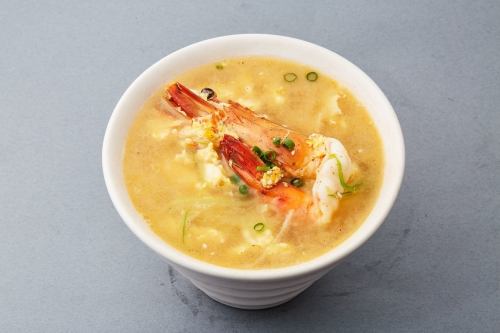 带头虾海鲜味汤