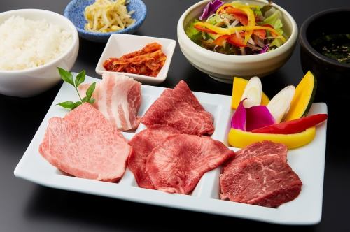 Tajima Rooftop Meal [Tongue salt, A5 top short ribs, A5 finest special roast, skirt steak, brand pork belly, vegetables]