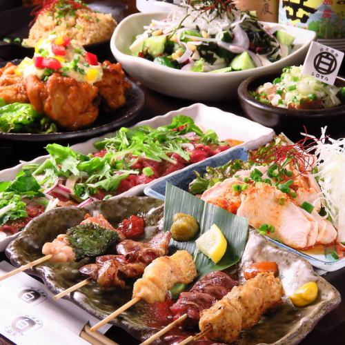 2時間飲み放題付【シロマル人気ベスト５堪能コース】4000円税込