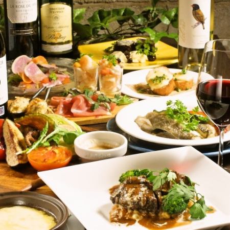 [Premium Party Course] All-you-can-drink for 3 hours from Monday to Thursday! Raclette cheese and main!! 6-dish course 6,000 yen