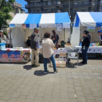 ほくとと祭りに出店中