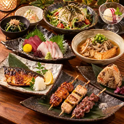【Wasai - 3-Hour Course ☆】Includes all-you-can-drink - 4980 yen ★ Popular Japanese cuisine plan