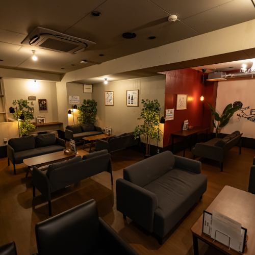 1階＆2階で変化する雰囲気