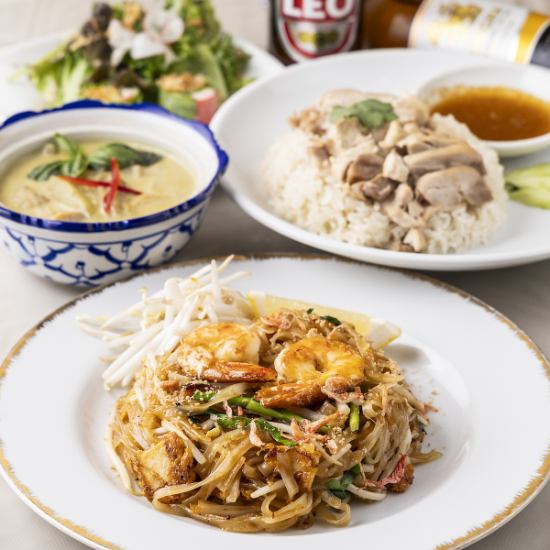 こだわりの本格タイ料理を、異国情緒溢れる店内でどうぞ！