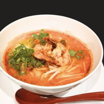 トムヤムエビラーメン