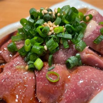 Chicken liver with green onion and sesame salt