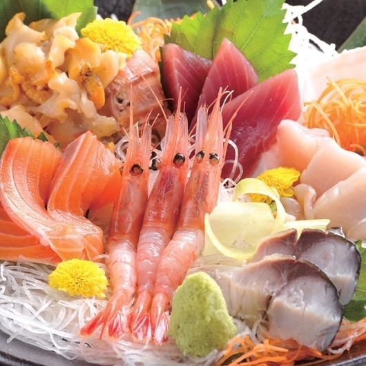 Abundant fresh seafood ♪ Not only sashimi but also grilled food and more!