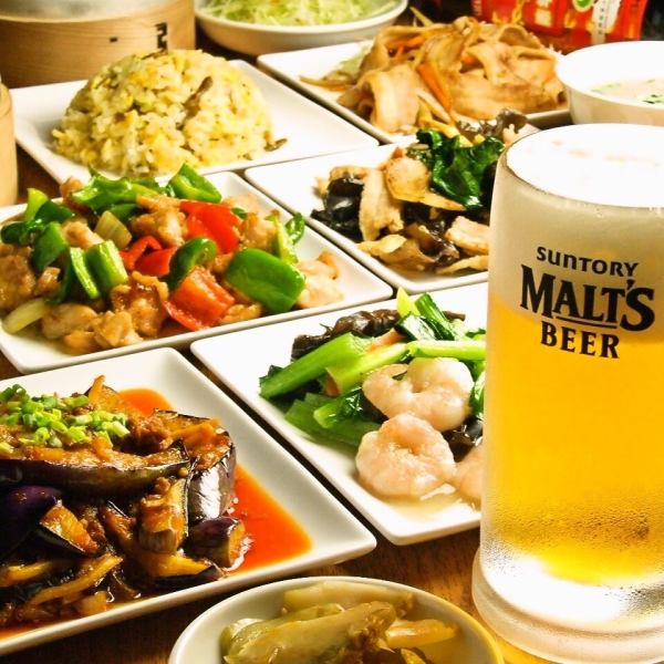 You can eat the popular menu and it's cheap! With 2 hours all-you-can-drink [Recommended course]