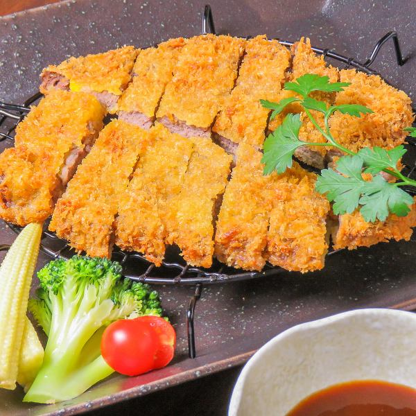 Hearty beef cutlet