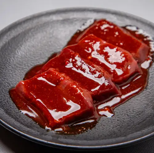 香辣美味的烤肉