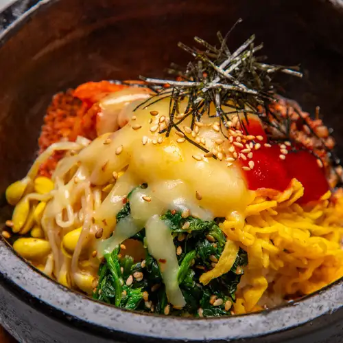 石烤起司拌飯 / 石烤麻婆豆腐飯