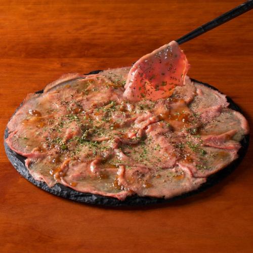 [New Menu Item] Truffle-scented, moist and tender exquisite beef tongue carpaccio