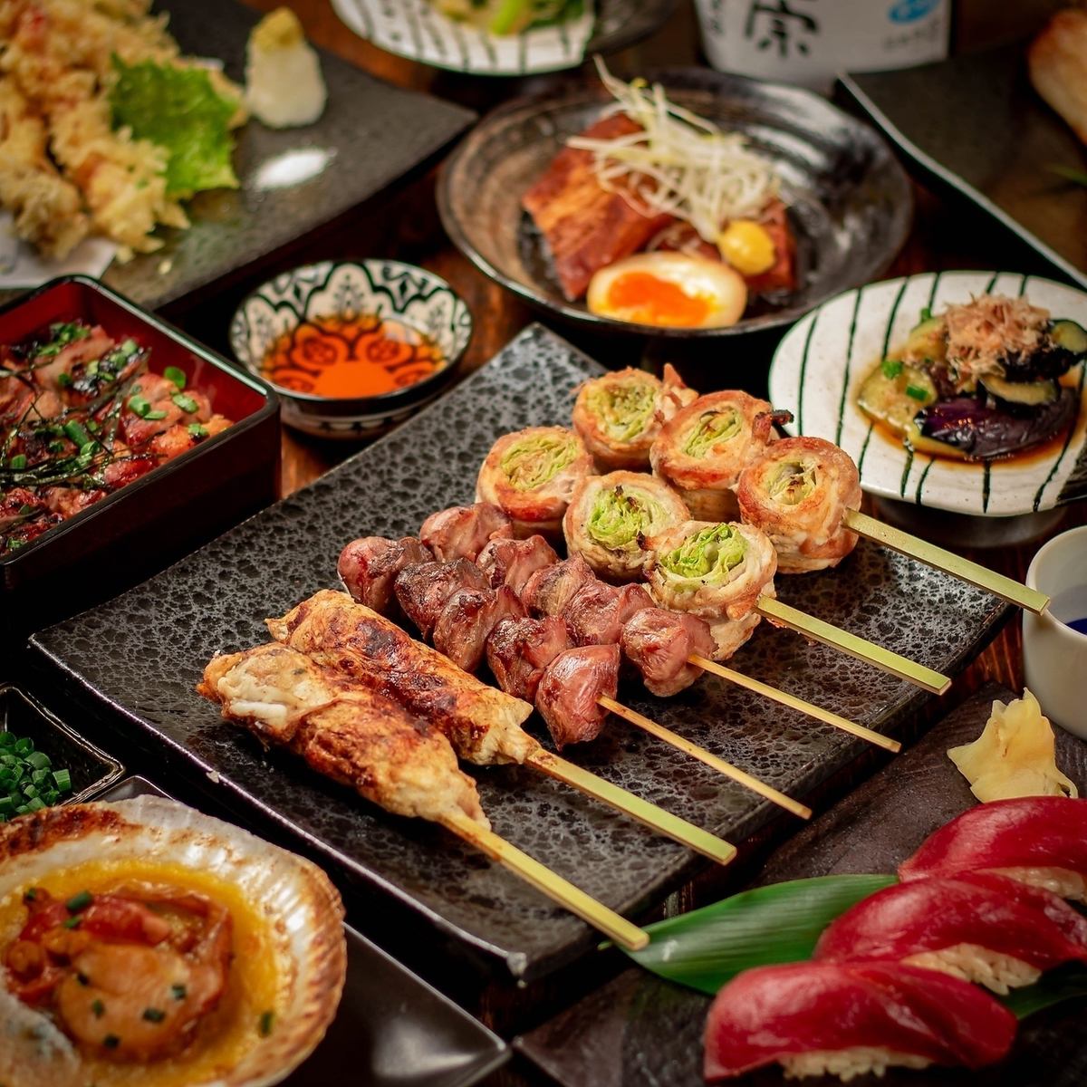 使用北海道食材烹制的高级日本料理。在完全私人的房间和柜台中放松和享受