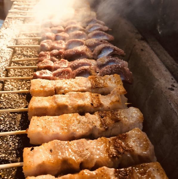 The proud yakitori is 140 yen (tax included) ~ ★