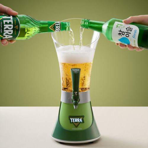 韓国で大人気のソメクタワーで乾杯!