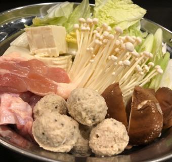 【鳥鍋orキムチ鍋コース】税込3000円90分飲み放題付き！