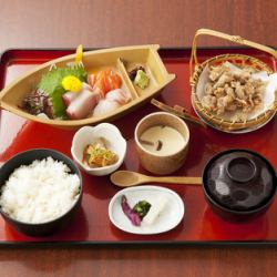 ちーいか天 刺身定食