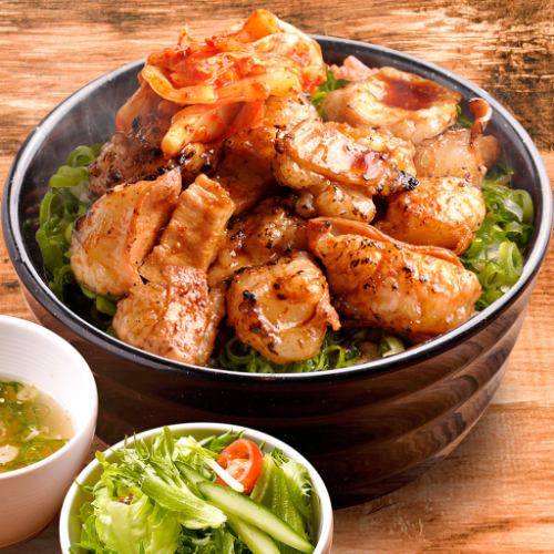[Popular] Charcoal-grilled hormone bowl