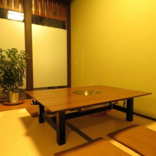 There is a tatami room recommended for a relaxing banquet!