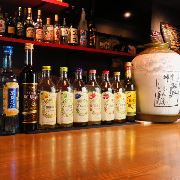 中国酒カクテルなど他店にあまりないドリンクが豊富