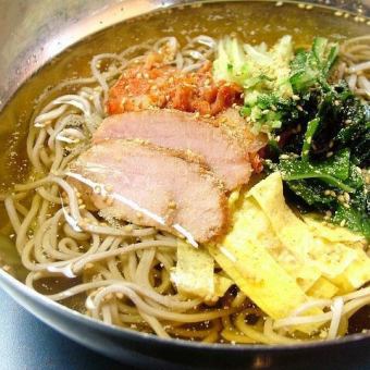Korean cold noodles half