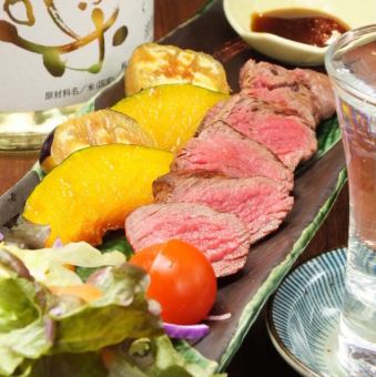 黒毛和牛の炙り焼き