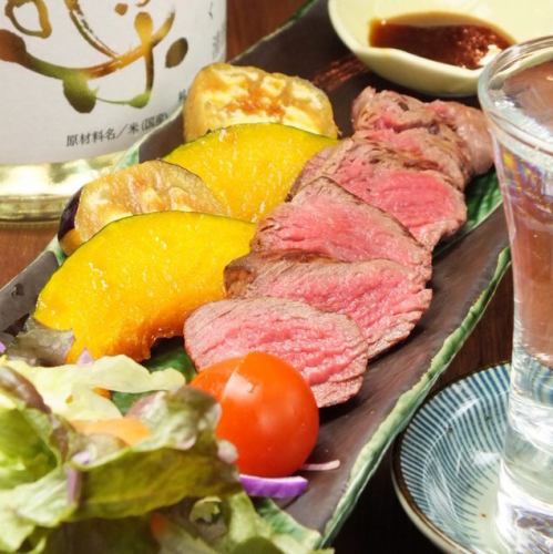 黒毛和牛の炙り焼き